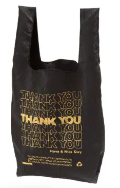 1/6 Shopping Bag Black 400 CT