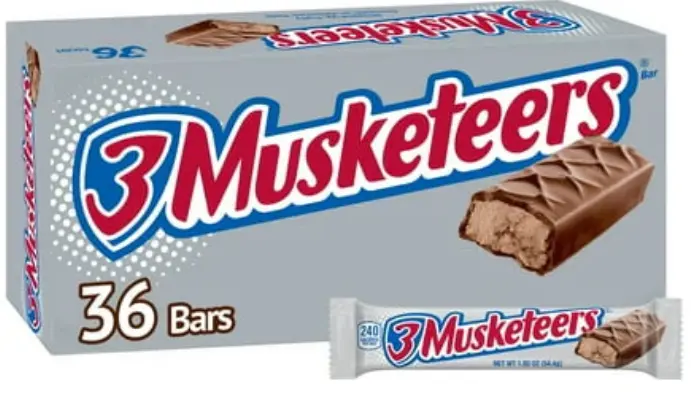 3 Musketeers Bar 36-1.92oz