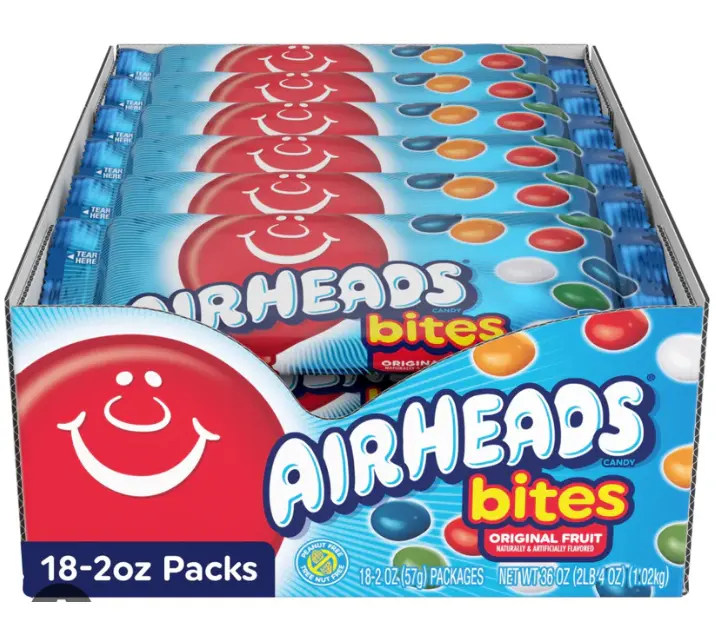 Airheads Bites Original Fruit 18-2 Oz