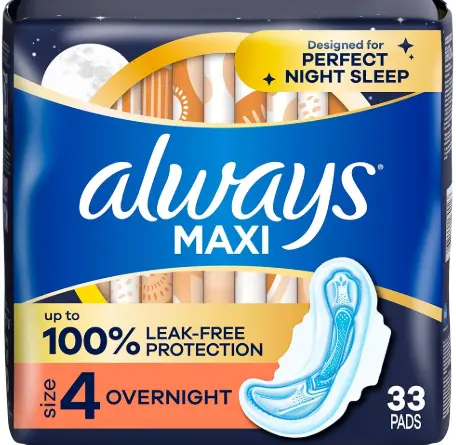 Always Maxi Night Size 4 16-6ct