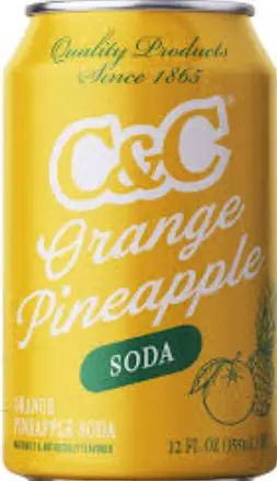 C&C Orange Pineapple - 12 Oz Can