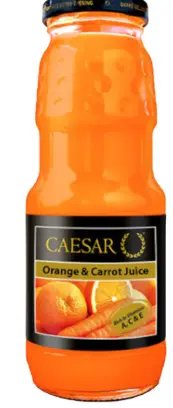 Caesar Orange Carrot Juice Glass 24-250 ml