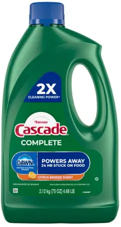 Cascade Complete Gel Citrus Breeze 75 Oz