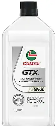 Castrol - GTX Synthetic Blend 5W20 Oil 6 Qts