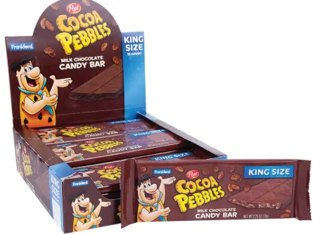 Coco Pebbles Milk Chocolate Candy Bar 18ct
