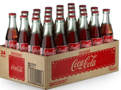 Coke Mex Glass 24-355 ml (Deposit Included)