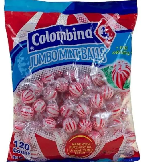 Colombina Jumbo Spearmint Ball 120-2.7lbs