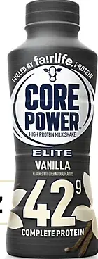Core Power 14 Oz Bottle - Elite Vanilla