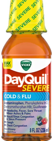 Dayquil Cold Flu Multi-Symptom Relief Liquid 8oz