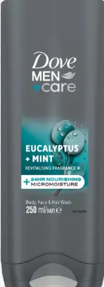 Dove Men Body Wash Eucalyptus Mint 400ml 6 - Pack