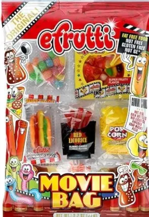 Efrutti Gummi Movie Bag 12-2.7oz