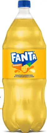 Fanta Pineapple 2 Liter (Deposit Included)