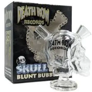 Glass Water Pipe Skull Blunt