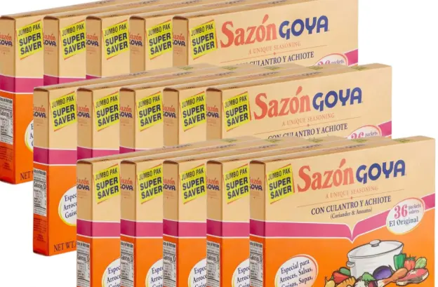 Goya Sazon Jumbo El Original Per Pack 36-6.33 Oz