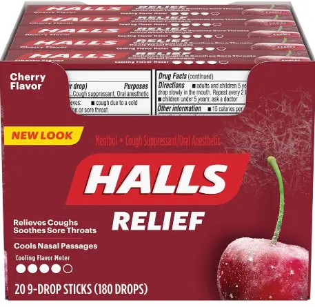Halls Relief Cherry 20-9 Drops