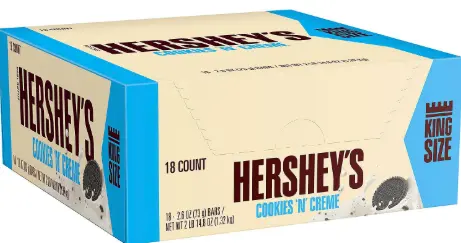 Hershey Cookies 'N' Cream King 18-2.6oz