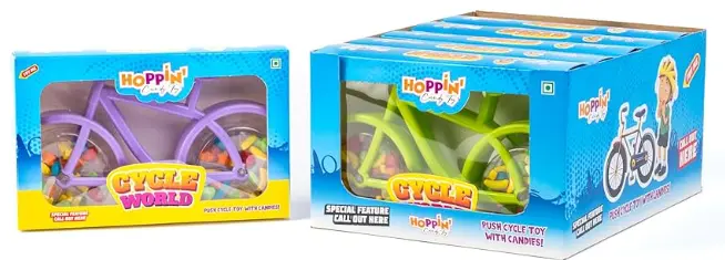 Hoppin Candy Toy Cycle World 6-1.94oz