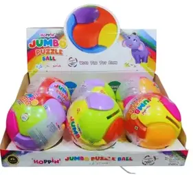 Hoppin Candy Toy Puzzle Ball 6-0.70oz