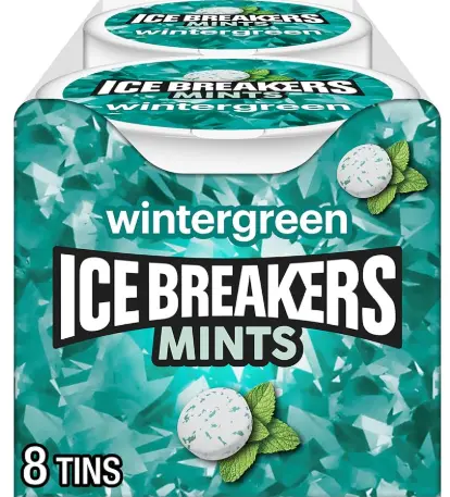 Ice Breakers Mints Wintergreen 8-1.5oz