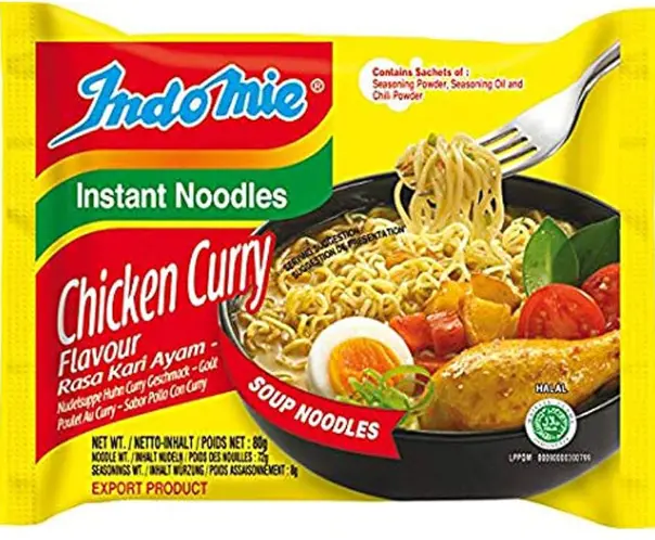 Indomie Chicken Curry Noodles