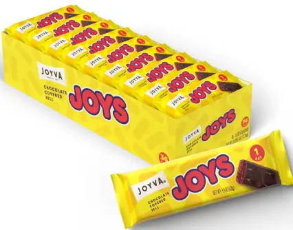 Joyva Chocolate Raspberry Joys 36-1.5oz
