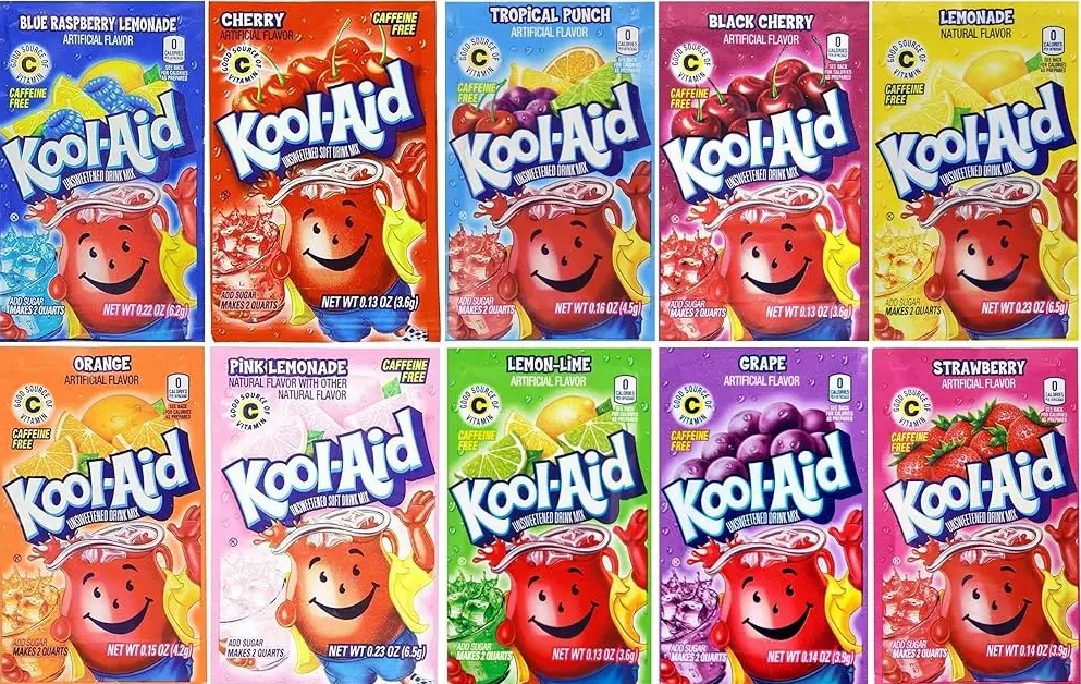 KoolAid Packet All Flavors