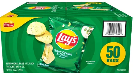 Lays Sour Cream and Onion 50-10 Oz