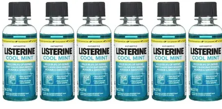 Listerine Mouthwash Cool Mint 100ml 6pk
