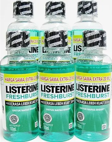 Listerine Mouthwash Freshburst 100ml 6-Pack