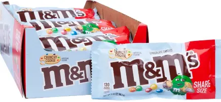 M&M Crunchy Cookie King Size 24-2.83oz