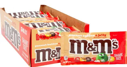 M&M's Pb Jelly Share Size 24-2.83 Oz