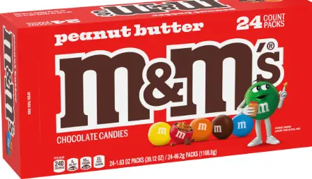 M&M's Peanut Butter 24-1.63 Oz
