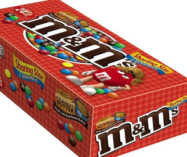 M&M's Peanut Butter King Size 24-2.83 Oz
