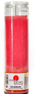 Magic Light Glass Candle Pink 12ct