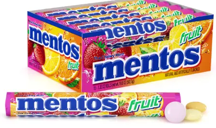 Mentos Mixed Fruit 15-1.32oz