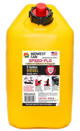 Midwest - 5 Gallon Gas Yellow
