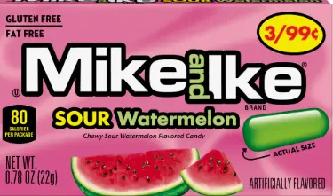 Mike & Ike Sour Watermelon 24-0.78 Oz