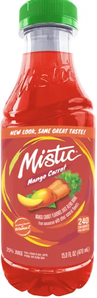 Mistic 16 Oz - Orange Mango
