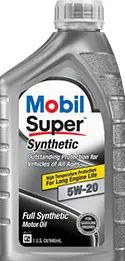 MOBIL - SUPER Synthetic 5W20 Gen 3 Motor Oil 6/1 Qt