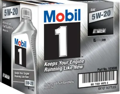 MOBIL 1 Advance Full Synthetic 5W20 6/1 Qts