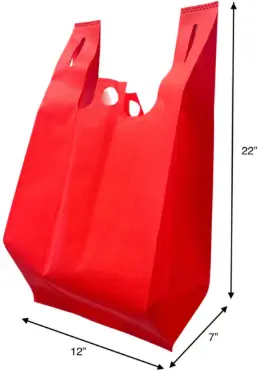 Non Woven Bag 12x7x22'' 200 CT