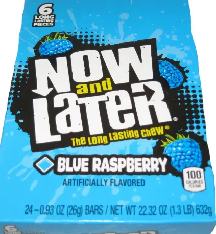 Now & Later Blue Raspberry 24-0.93oz