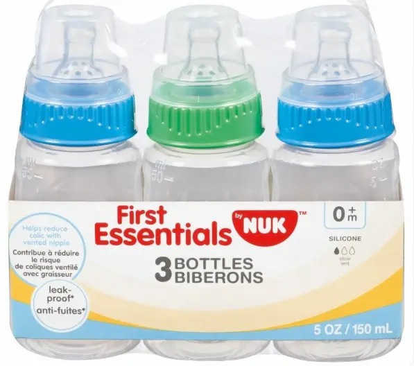 Nuk First Essential Baby Bottles 6-5oz