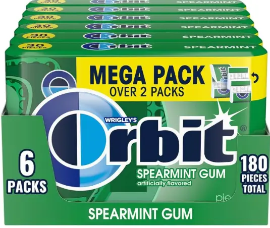Orbit Gum Mega Spearmint 6-30 CT