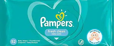 Pampers Baby Wipes Fresh Clean 12-52ct