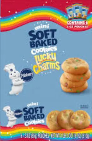Pillsbury Mini Soft Lucky Charms Cookies 3oz