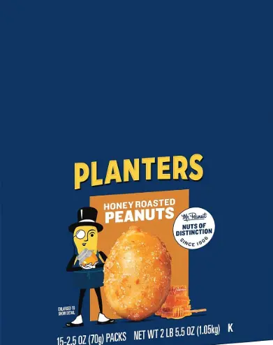 Planters Honey Roasted Peanut 18-1.75oz