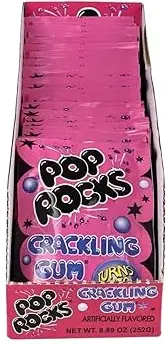 POP Rocks Crackling Gum 24-0.37 Oz