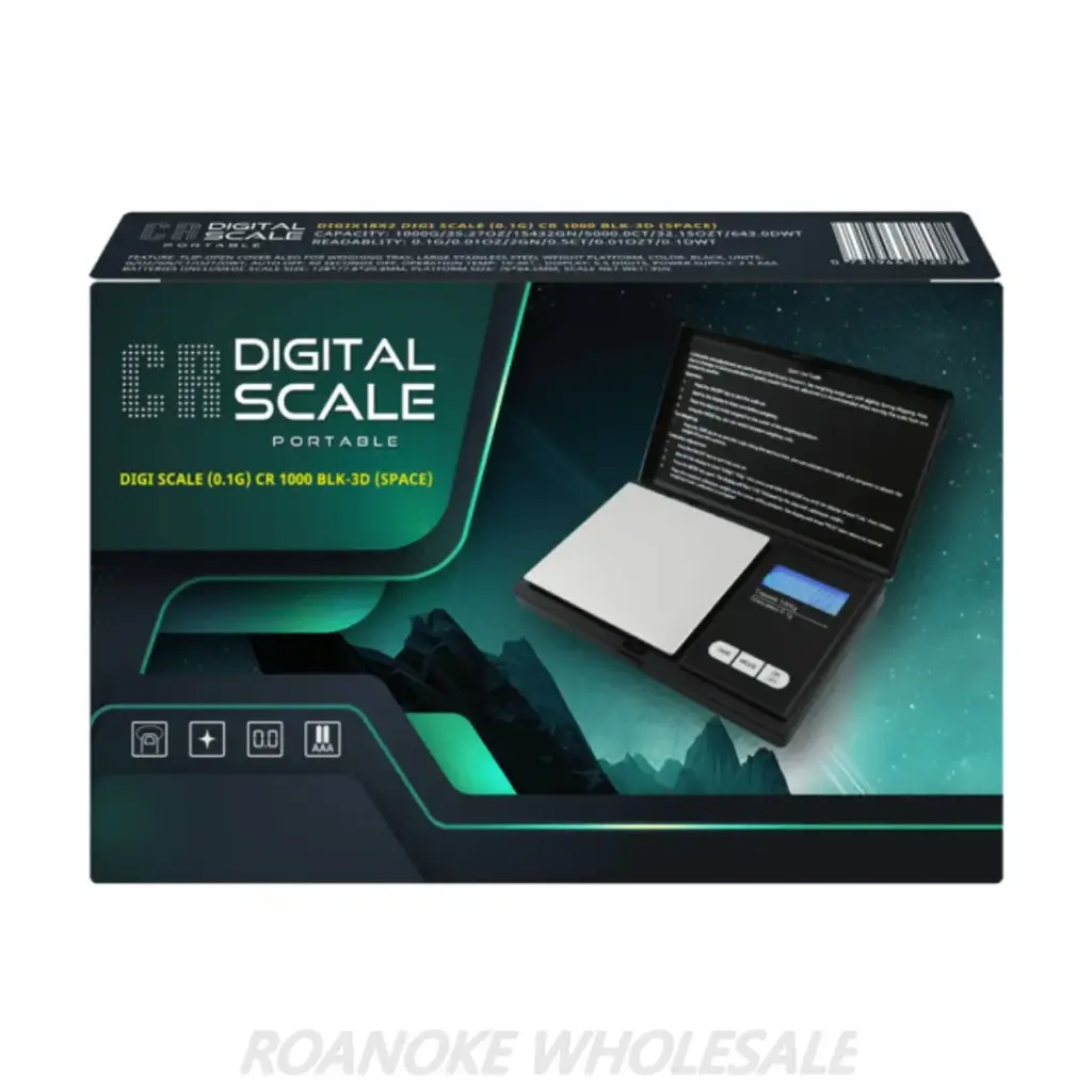 Portable Digital Scale CR AV1000Blk