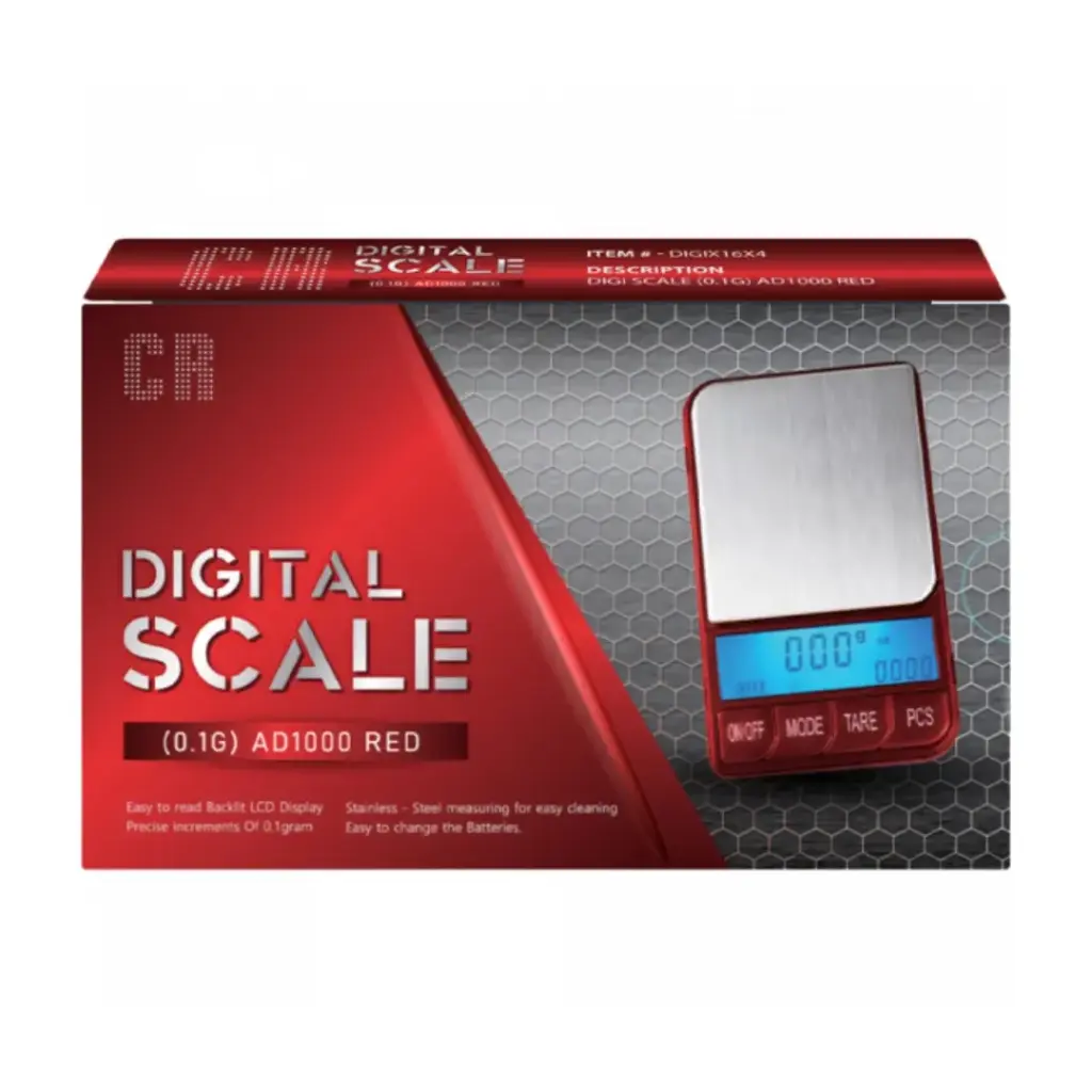 Portable Digital Scale Red AD100